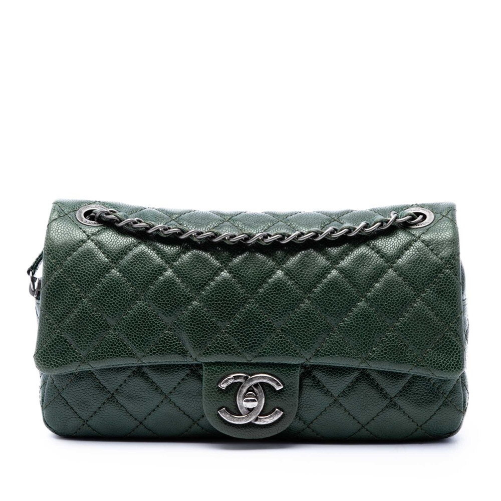 Pre-Loved Chanel Medium Quilted Caviar Easy Flap View 2